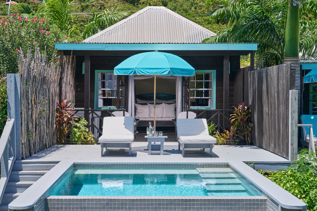 11 Plunge Pool exterior from garden Keyonna Beach hotel